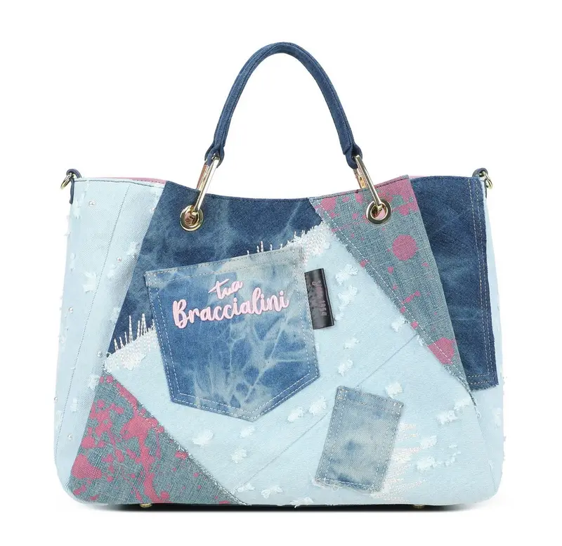 Borsa grande Braccialini Amy Jeans