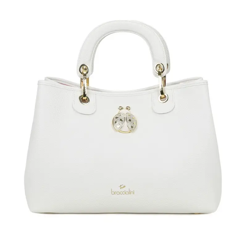 Borsa grande Braccialini Beth Jewels Bianca