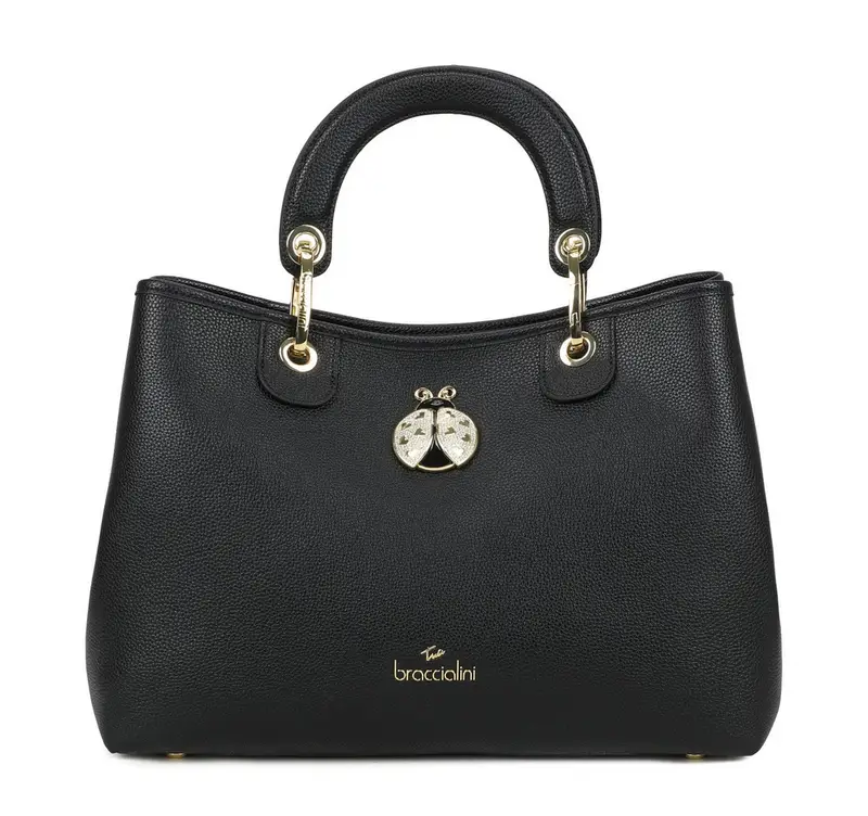 Borsa grande Braccialini Beth Jewels Nera