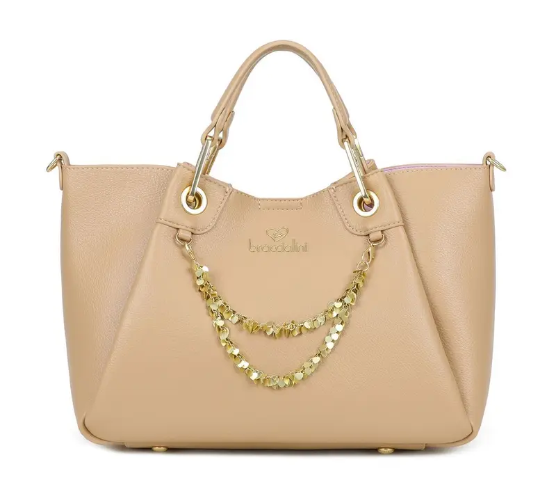 Borsa media Braccialini Amy Beige