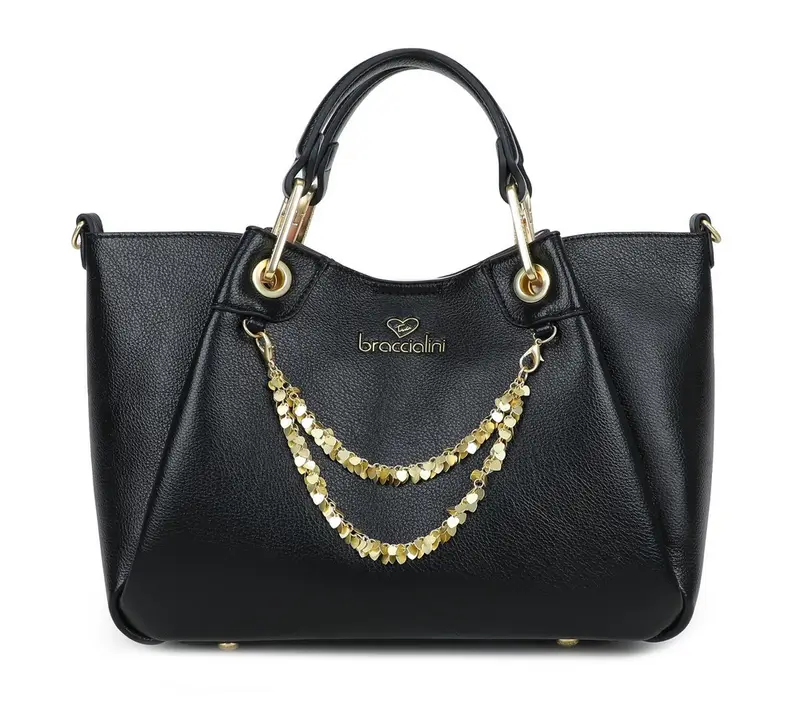 Borsa media Braccialini Amy Nera