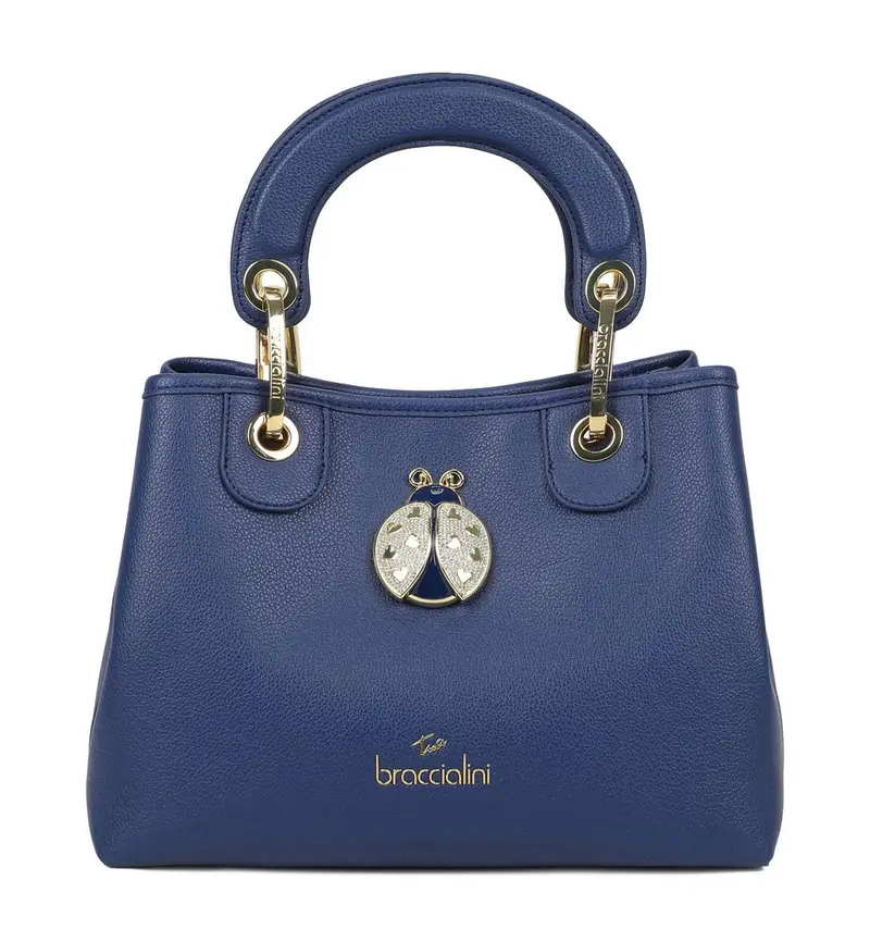 Borsa media Braccialini Beth Jewels Blu