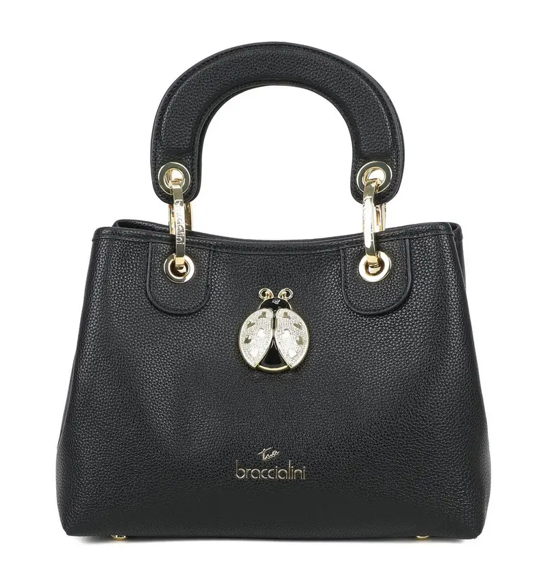 Borsa media Braccialini Beth Jewels Nera