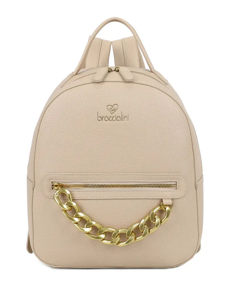 Zaino donna Braccialini Beth Jewels Taupe