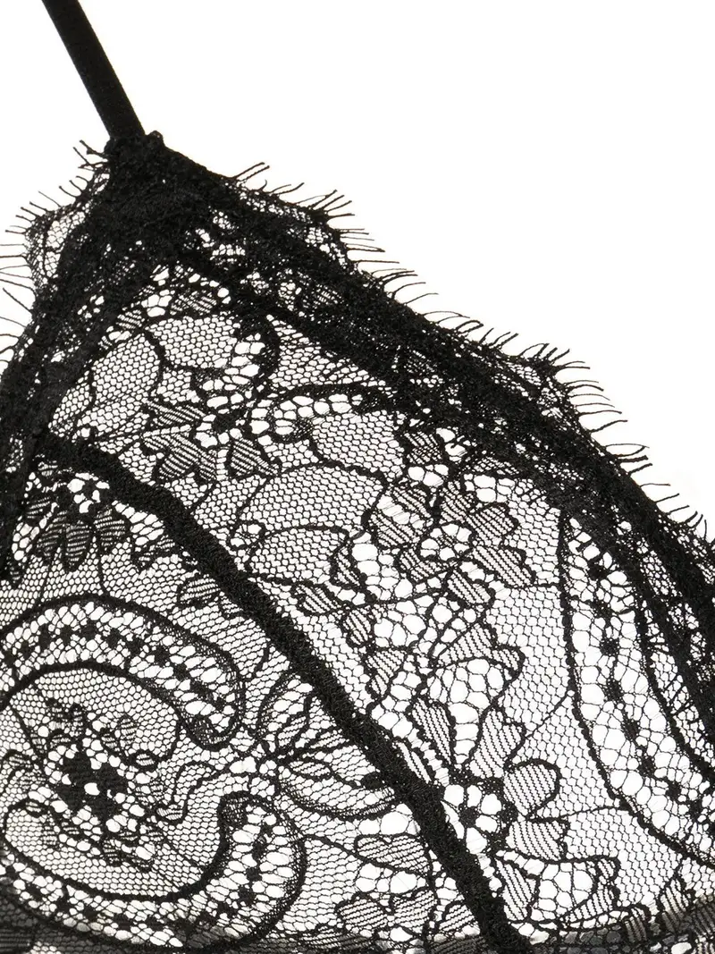 Anine Bing Bralette Nero 1047310 miniatura 2