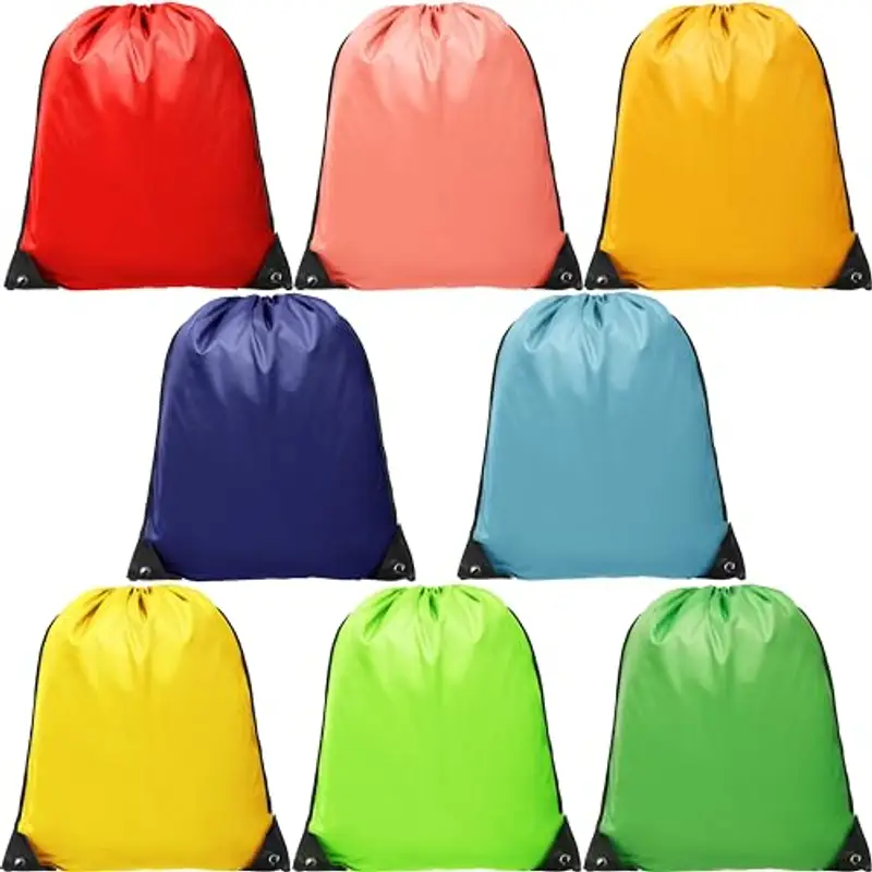 Bramble - 8 Sacchetti Sportivi per la Palestra/Scuola, Sacchetti per le Feste, Sacchetti per la Scuola e per i Viaggi