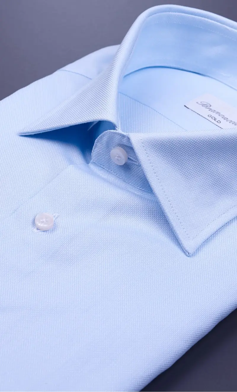 Camicia brancaccio operata regular fit, colore azzurro miniatura 2