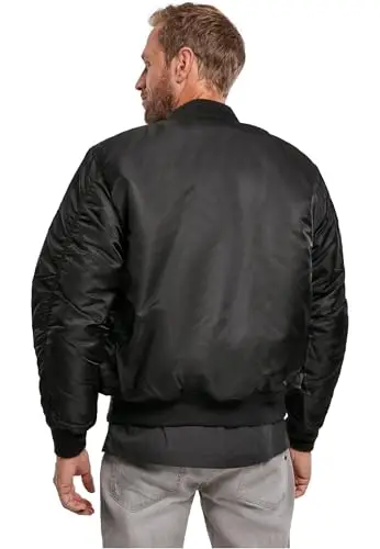 Brandit MA1 Jacket, Uomo, black, L miniatura 2