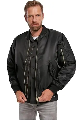 Brandit MA1 Jacket, Uomo, black, XL
