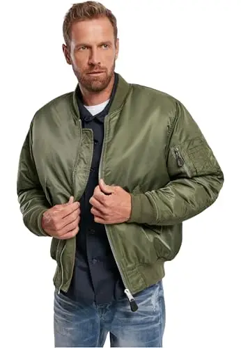 Brandit MA1 Jacket, Uomo, olive, L
