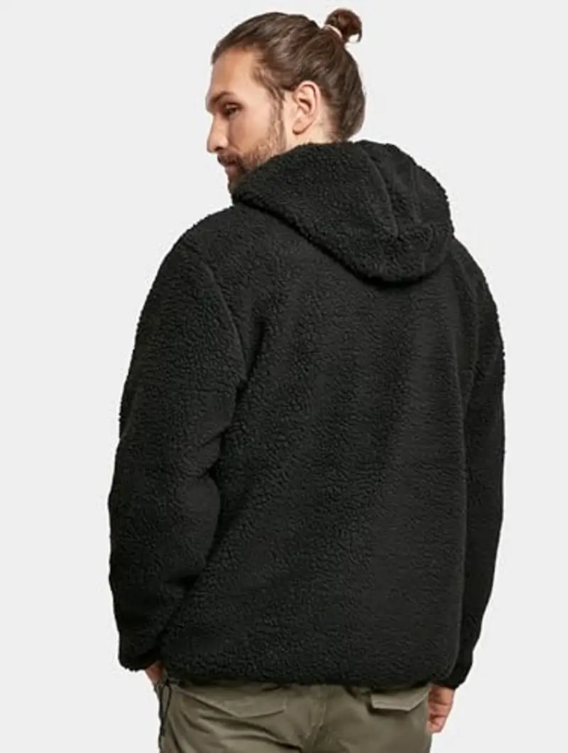 Brandit Teddyfleece Worker Pullover, Uomo, Black, XXL miniatura 2