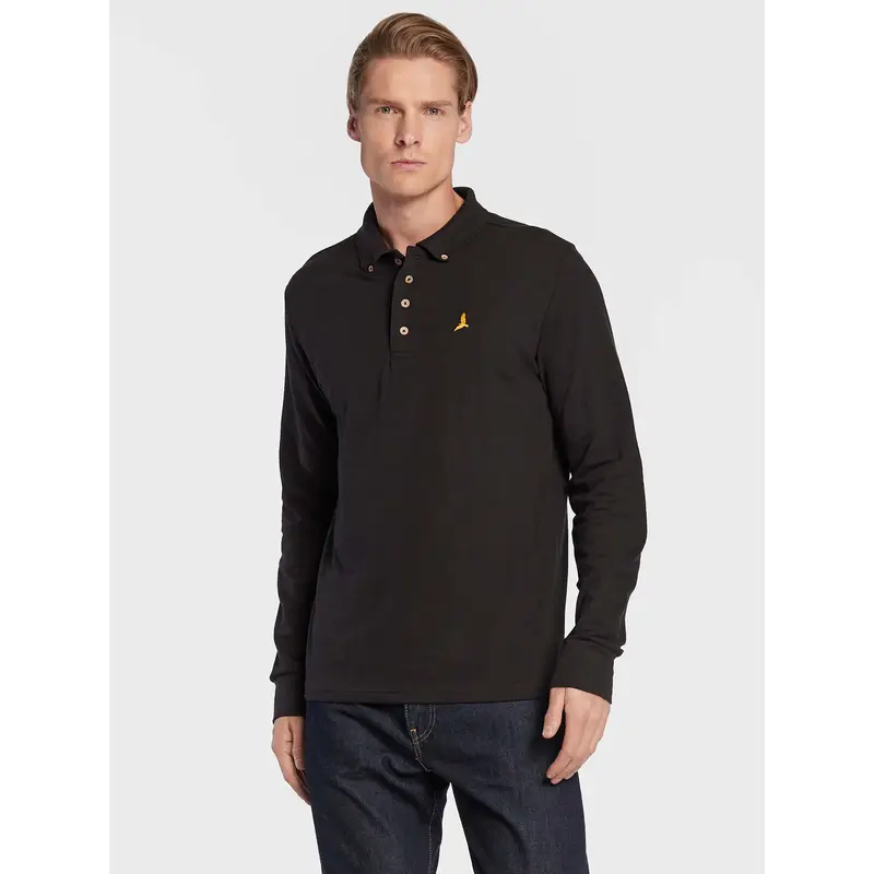 Polo MLT-412WASHINGTN Nero Slim Fit