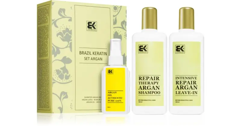 Set regalo per capelli secchi e danneggiati Argan