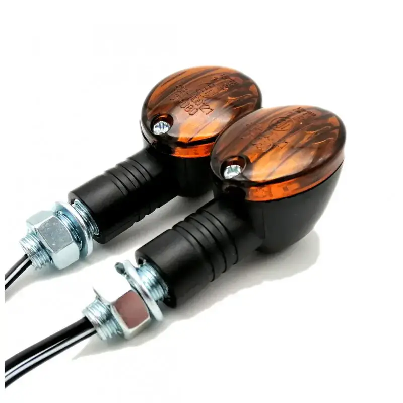Coppia di indicatori di direzione a lampadina per moto Brazoline Micro Flash 2