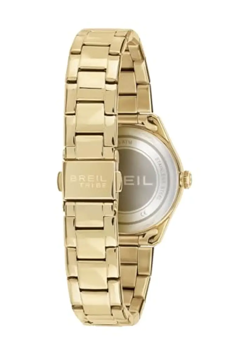 Breil, Collezione Classic Elegance, Orologio Donna Solo Tempo, in Acciaio IP Light Gold, Bracciale Lucido e Satinato, Quadrante Sunray Color Champagne, Indici e Sfere Bianchi, Cassa 32 mm, Color Gold miniatura 3