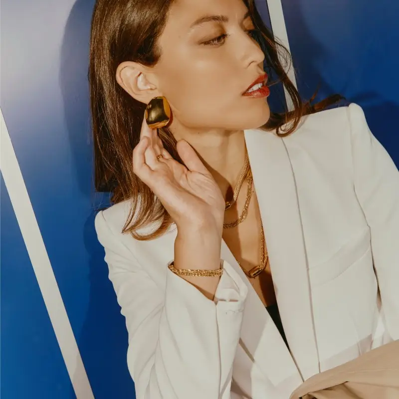 Orecchini In Acciaio Ip Gold - Breil miniatura 2