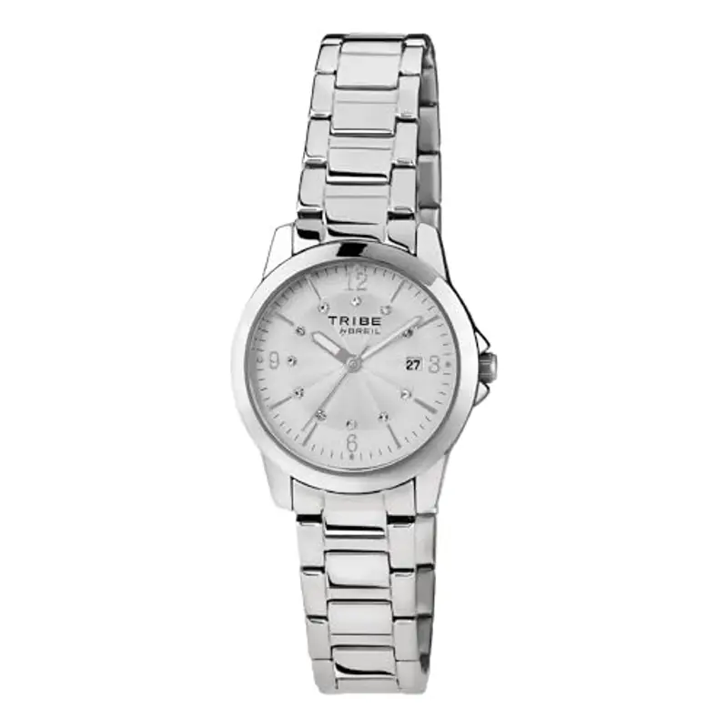 Breil Orologio DONNA CLASSIC ELEGANCE quadrante MONO-COLORE BIANCO movimento SOLO TEMPO - 3 LANCETTE QUARZO e BRACCIALE ACCIAIO ARGENTO EW0195