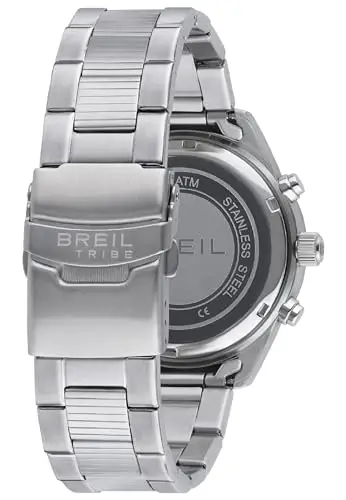Breil Orologio EW0571 UOMO FAST quadrante MONO-COLORE NERO movimento CRONOGRAFO QUARZO e BRACCIALE ACCIAIO ARGENTO miniatura 3