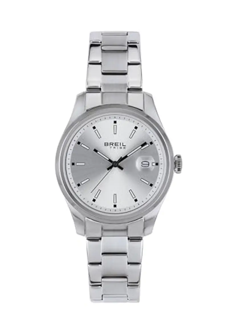 Breil Orologio UNISEX CLASSIC ELEGANCE quadrante MONO-COLORE ARGENTO movimento SOLO TEMPO - 3 LANCETTE QUARZO e BRACCIALE ACCIAIO ARGENTO EW0650
