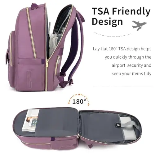 Breold Zaino scuola Ragazza Viola 2516437 miniatura 2