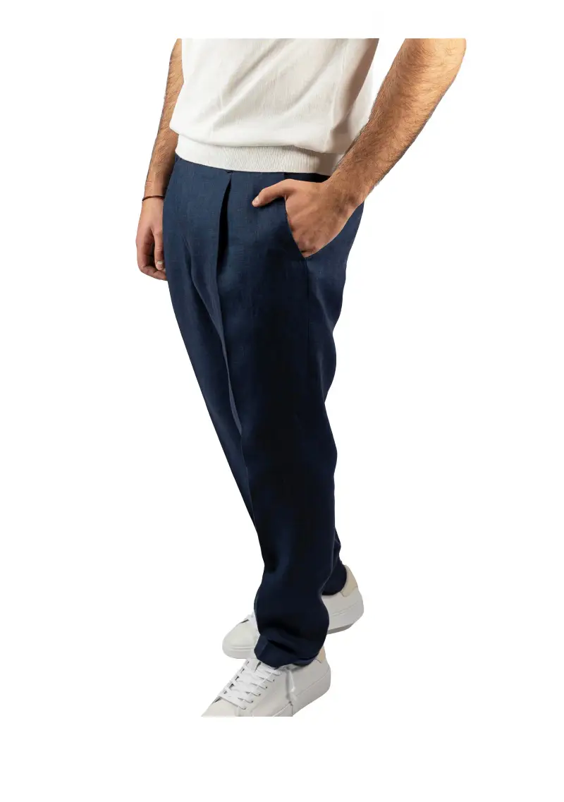 Pantalone Uomo Blu miniatura 2