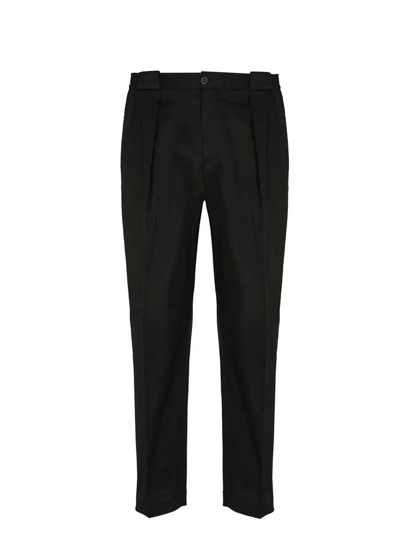 Pantaloni di cotone Nero