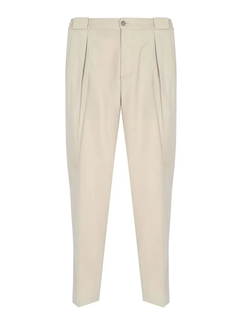 Pantaloni in lana Portobello Beige