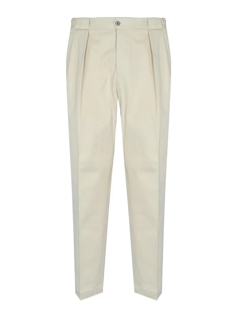 Pantaloni Portobello in cotone Beige