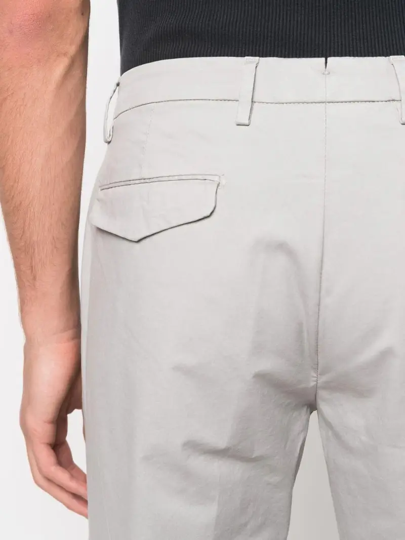 Pantalone grigio chiaro in tinta unita miniatura 3