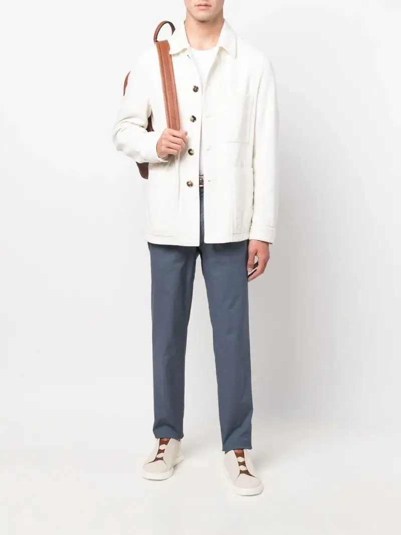 Pantalone lavagna in tinta unita miniatura 2