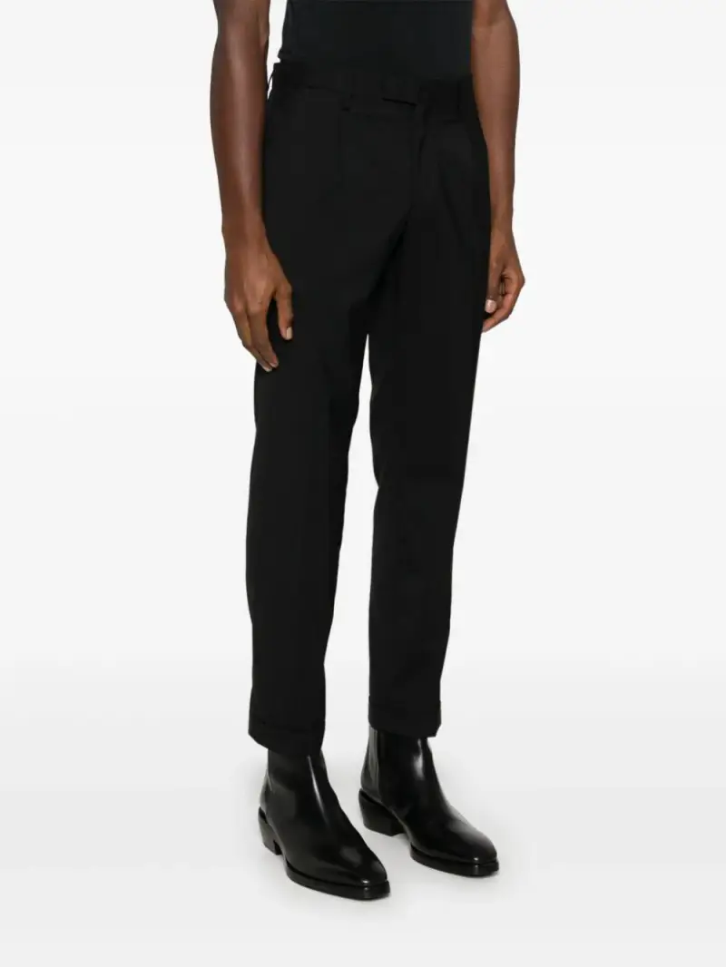 Pantalone nero gamba affusolata miniatura 3