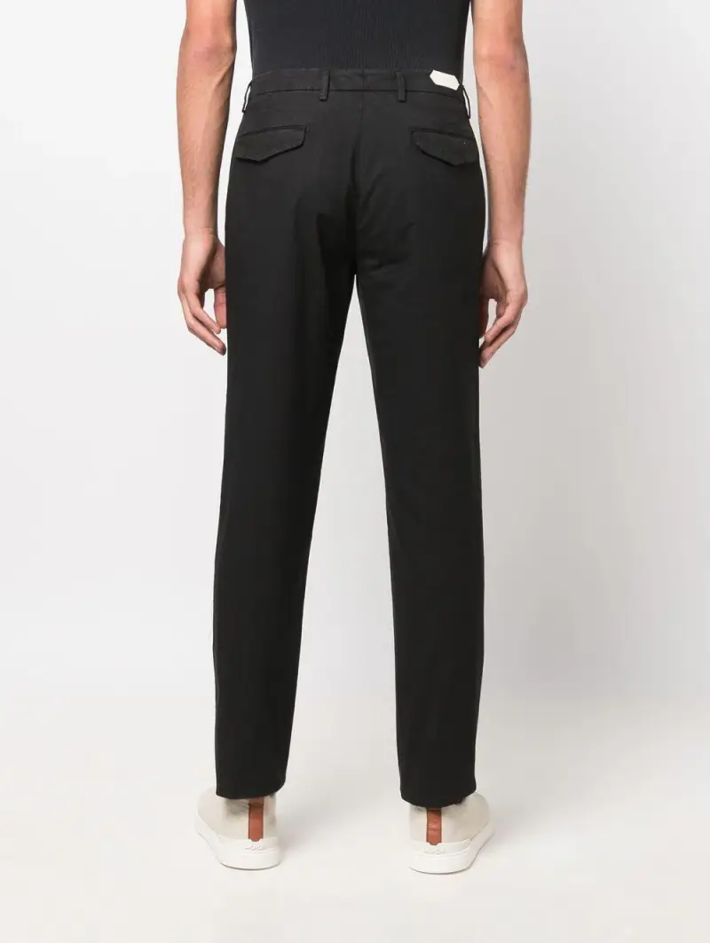 Pantalone nero in tinta unita miniatura 3