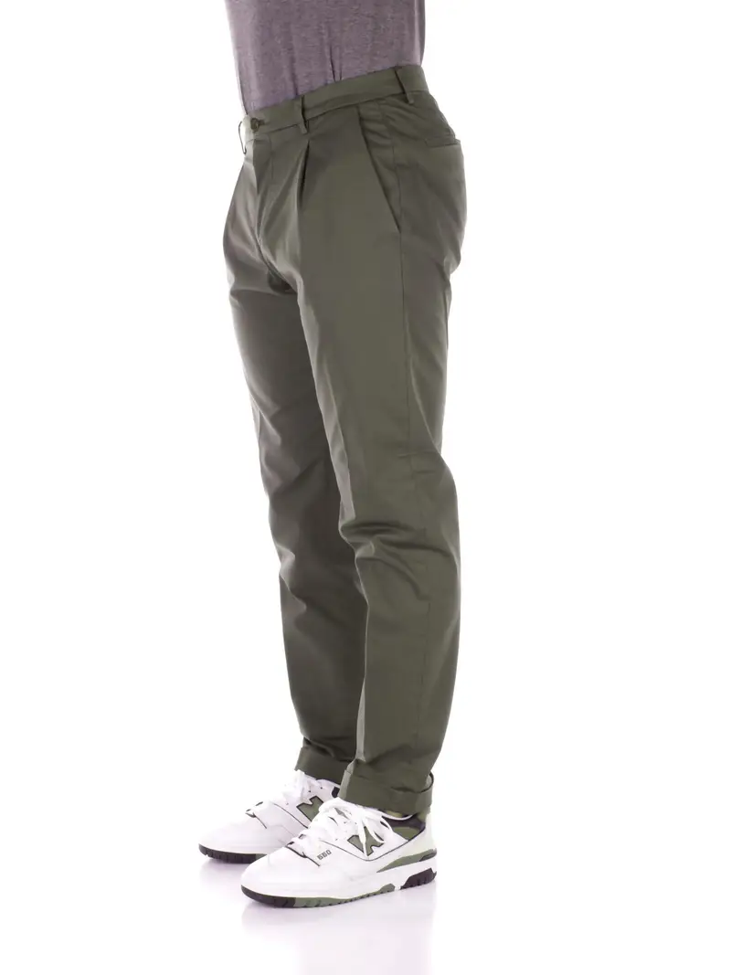 Pantalone Uomo BRIGLIA Verde militare Pantalone tasca america miniatura 2