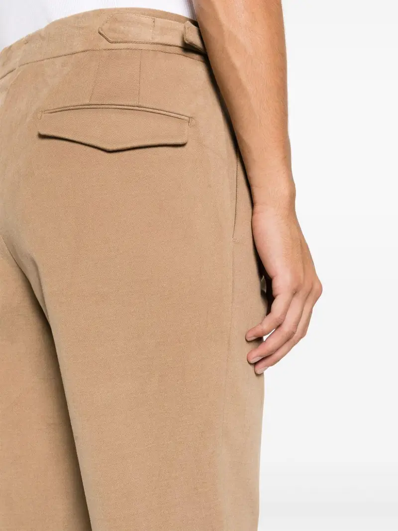 Pantalone Uomo tasca americana in cotone Beige miniatura 2
