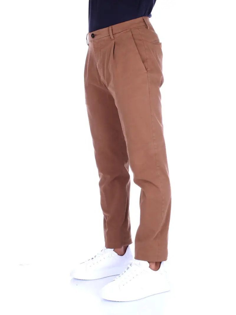 BRIGLIA Pantaloni Cropped Uomo Tabacco miniatura 2