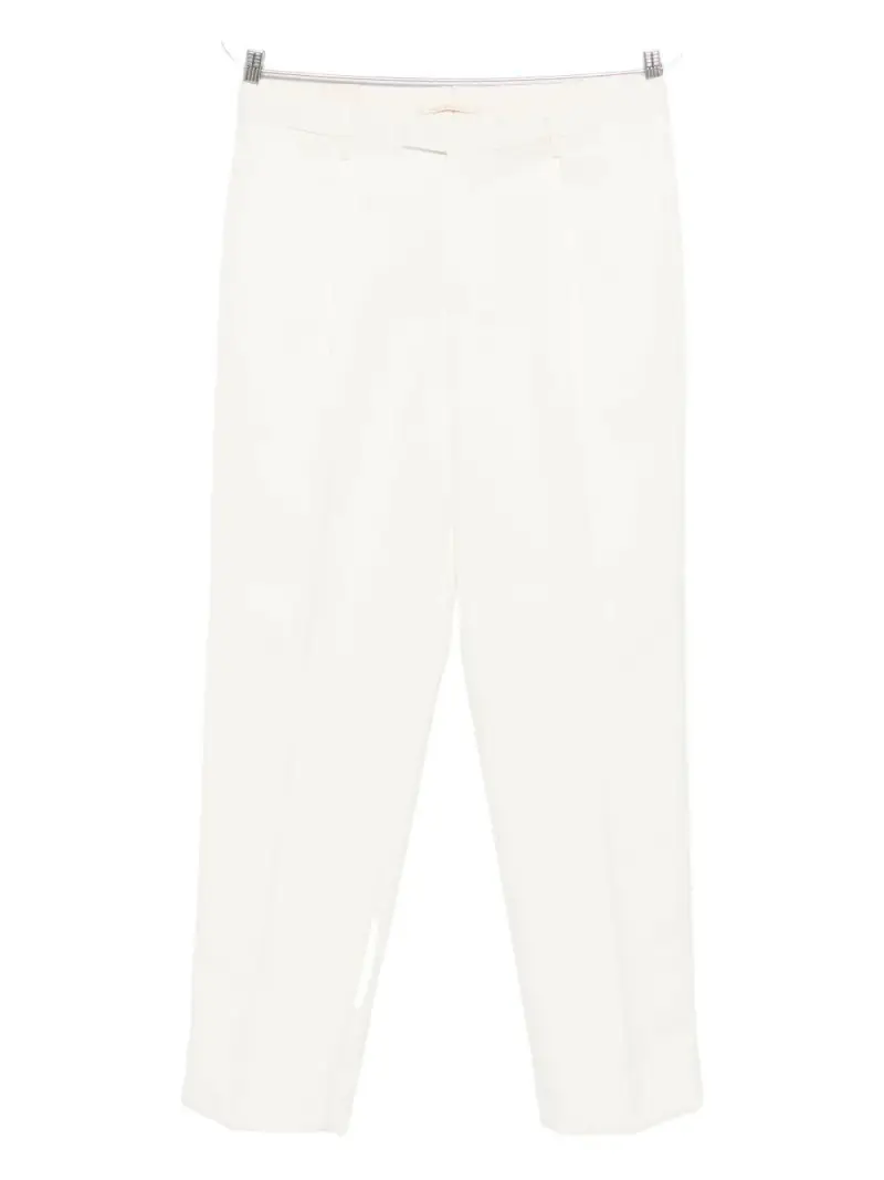 Pantaloni Dritti con Pieghe 0