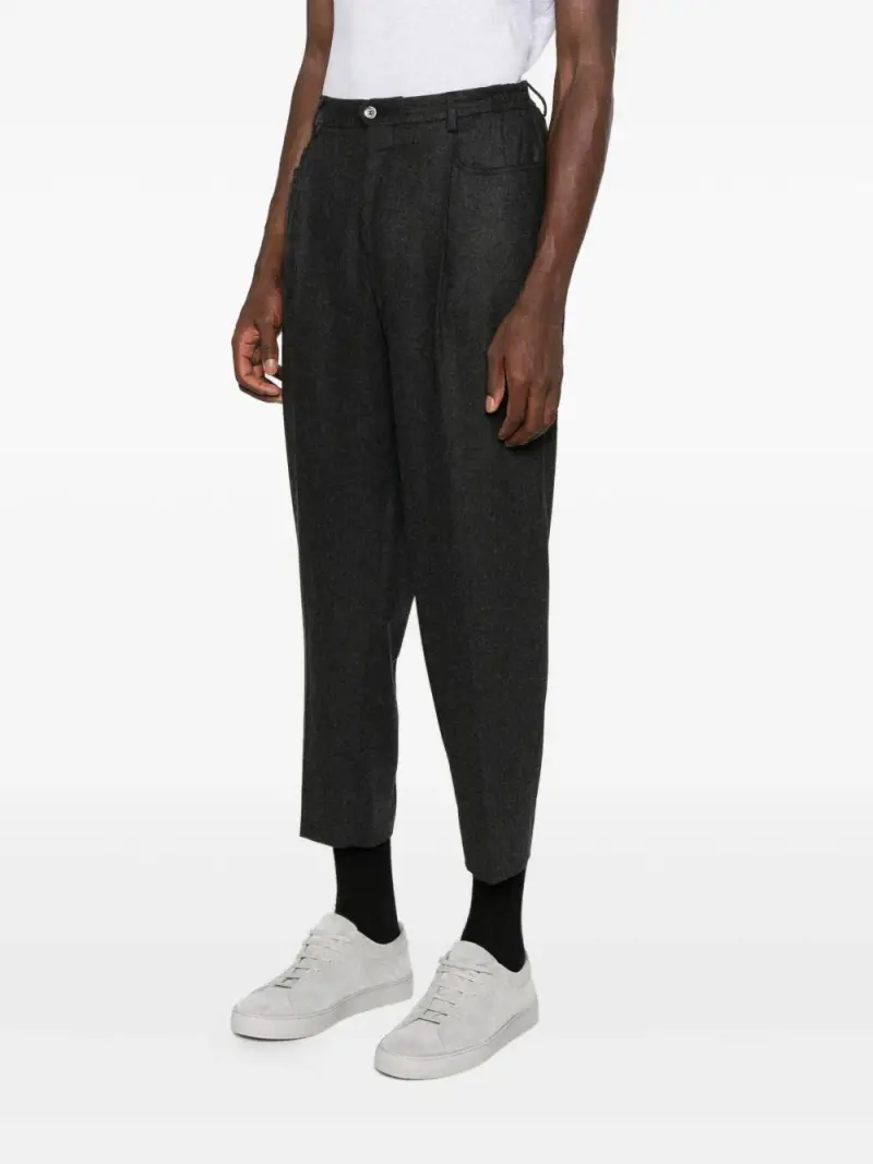 Pantaloni Sartoriali con Pieghe Grigio miniatura 2