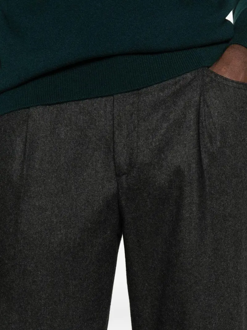 Pantaloni Sartoriali con Pieghe Grigio miniatura 3