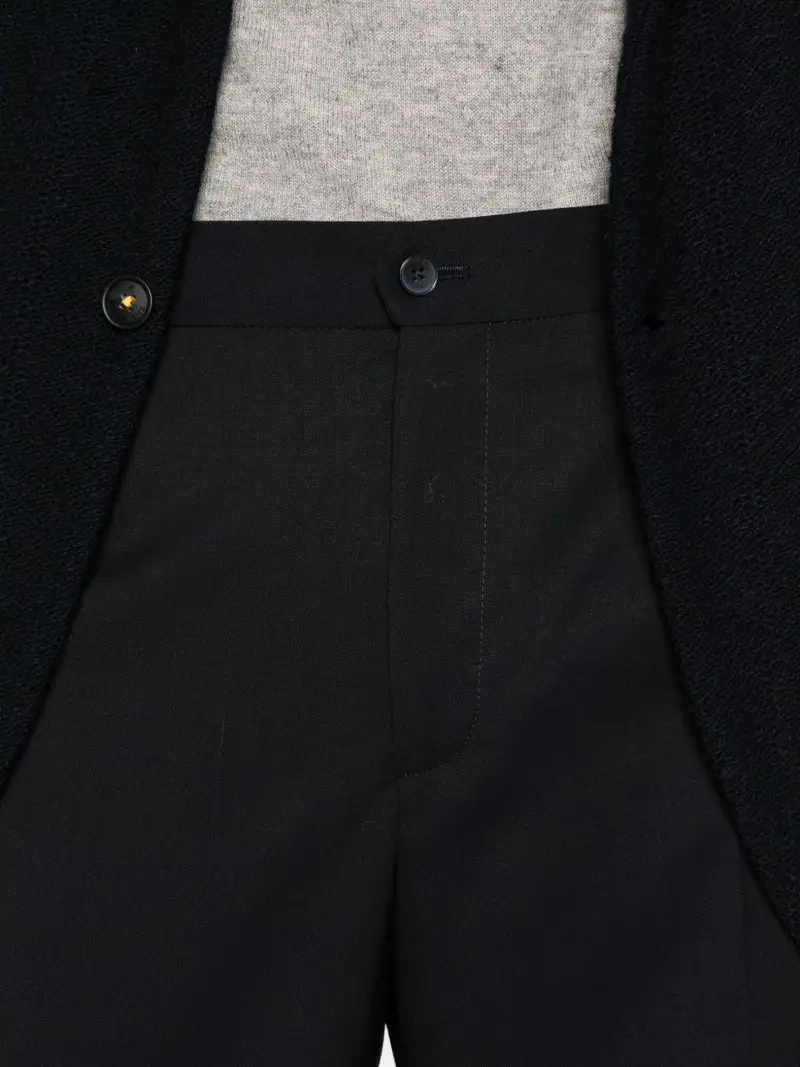 Pantaloni Sartoriali Elasticizzati Blu miniatura 3