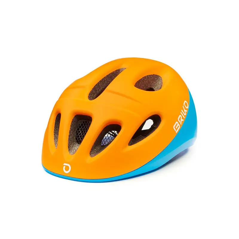 Casco Bici Fury Arancio Blu Bambino S/M