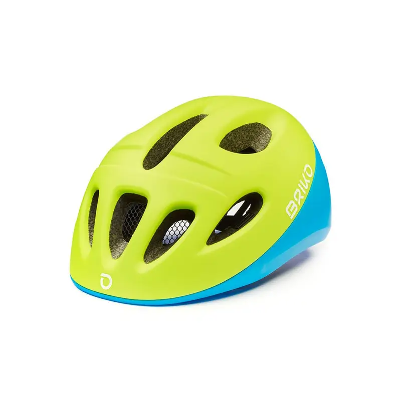 Casco Bici Fury Blu Verde Bambino S/M