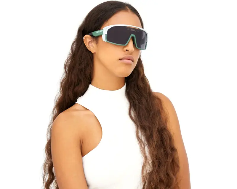 Briko Unisex Y9D Load Modular Green Military Geyser A0H Occhiali da sole Plastica Grigio Grigio Maschera Normale miniatura 2