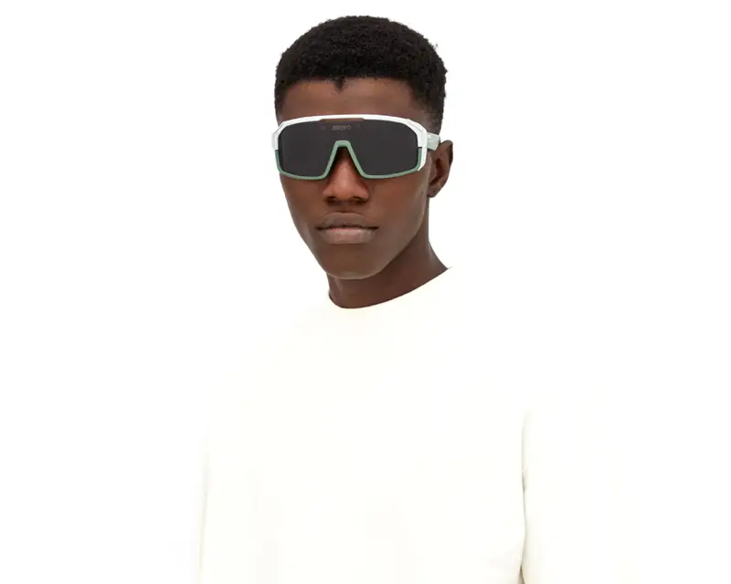 Briko Unisex Y9D Load Modular Green Military Geyser A0H Occhiali da sole Plastica Grigio Grigio Maschera Normale miniatura 3