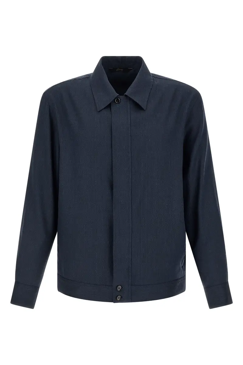 Blouson Lino Lana Blu