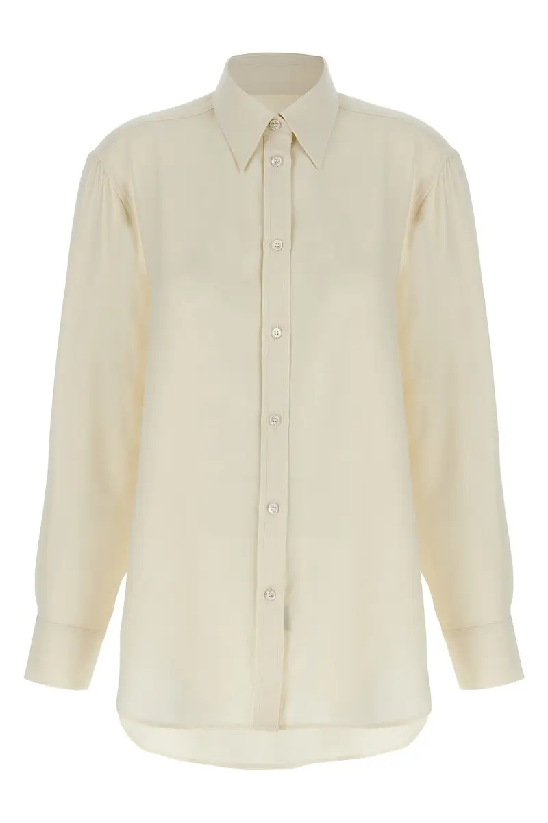 Camicia Cady Seta Bianco