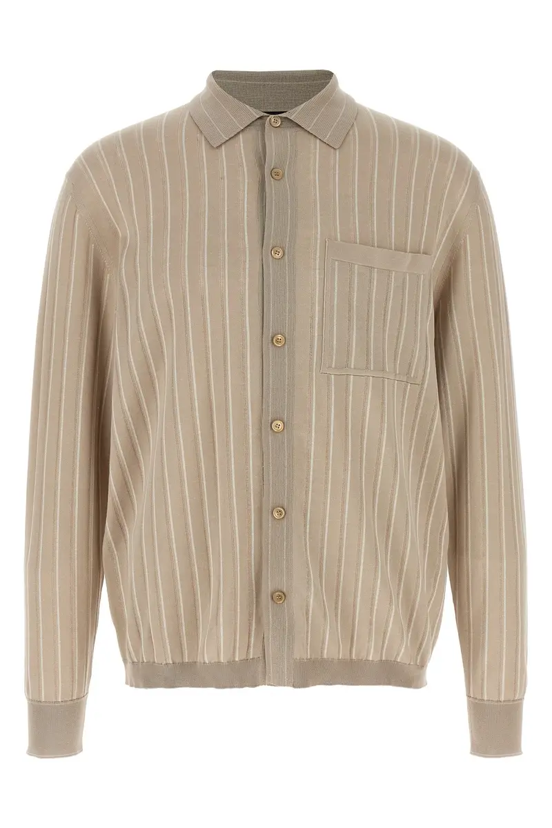 Camicia Maglia Beige