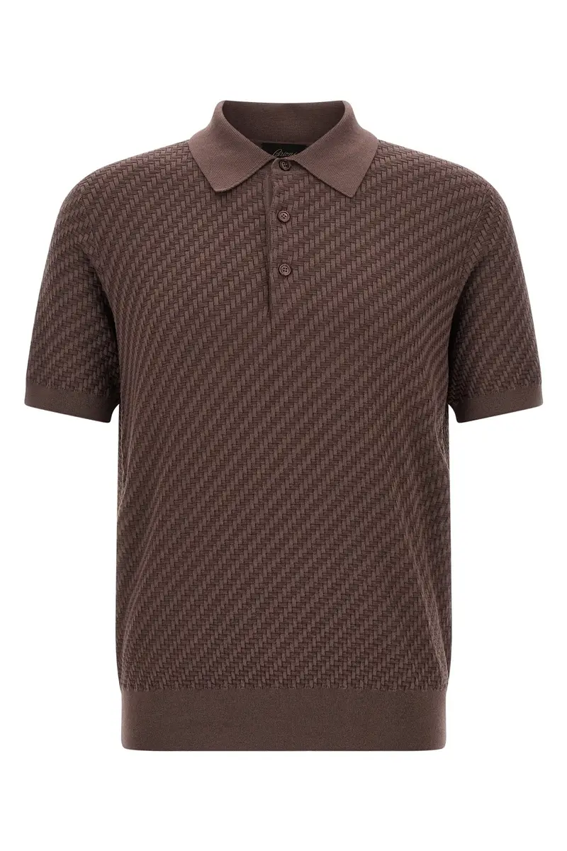 Brioni Polo Marrone 3978895