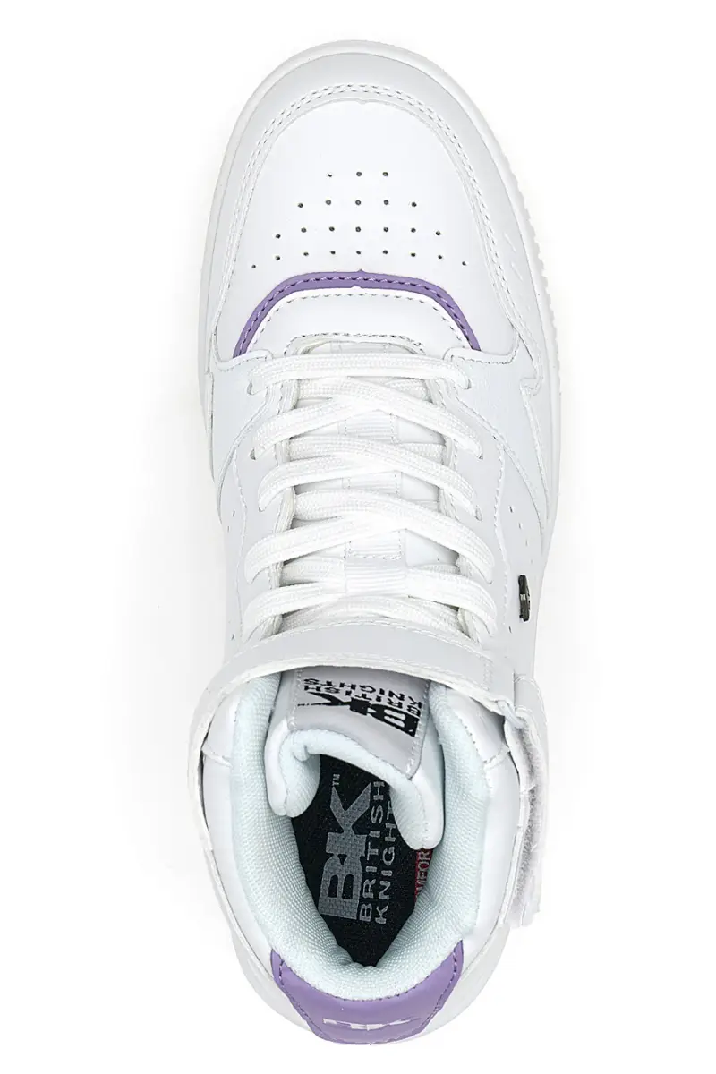 Sneakers British Knights Aura Mid Bianche [BIANCO miniatura 5