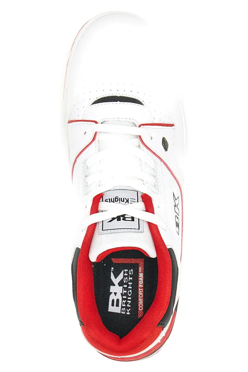 Sneakers British Knights Vendon Bianche e Rosse [BIANCO miniatura 5