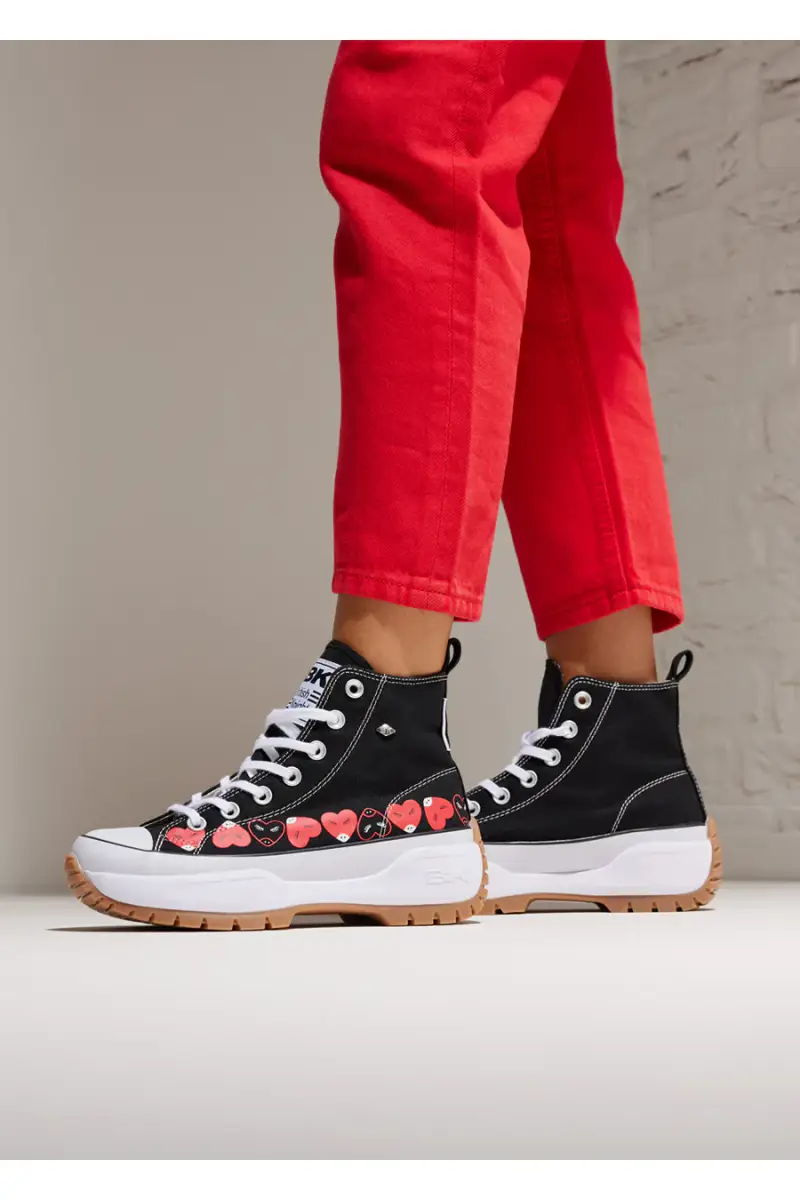 Sneakers Mid-Cut British Knights Kaya Mid Fly Nere [NERO]